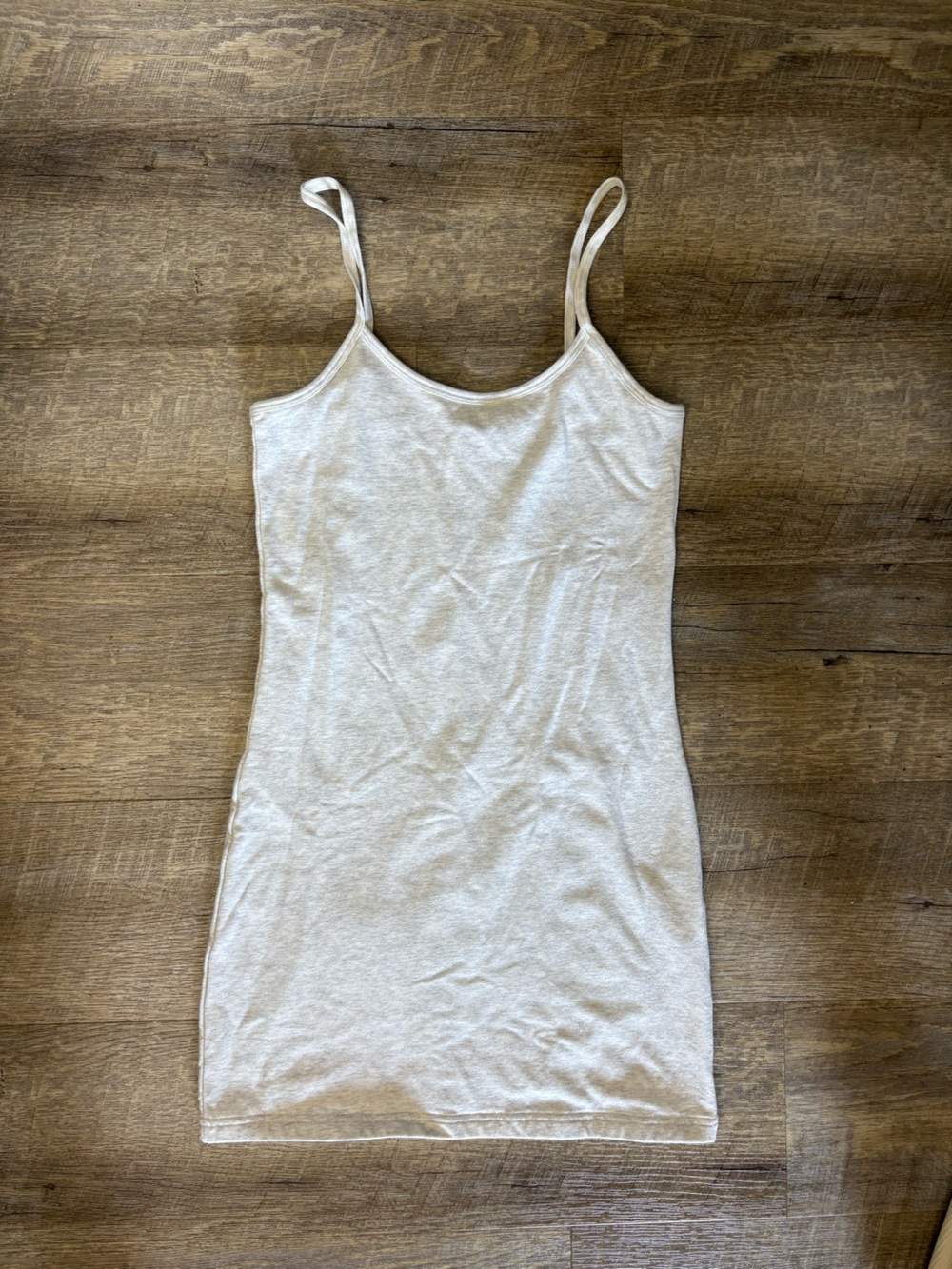 TNA Cream Scoop Neck Mini Dress